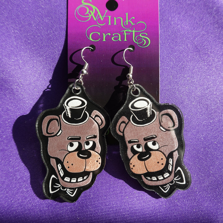 Freddy Fazbear Earrings